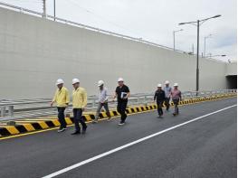 안우진 제주시 부시장, 공항 지하차도 현장 점검 기사 이미지