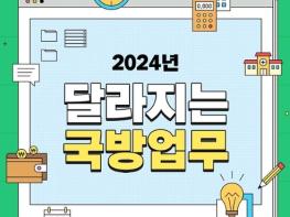 국방부, 2024년 달라지는 국방업무 기사 이미지