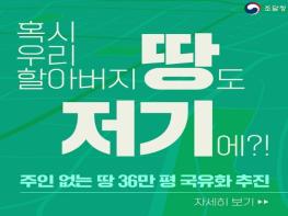 조달청, 주인 없는 땅 952필지 국유화 추진…6개월간 공고 기사 이미지