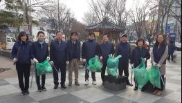 광주 남구의회, 푸른길 환경정화 캠페인 전개 기사 이미지