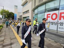 “함께 만드는 교통문화” 제주도자치경찰단-민·관·경 합동 캠페인 기사 이미지