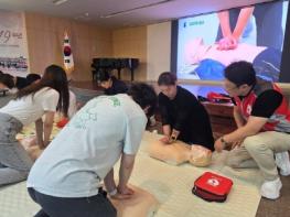 인천적십자, 인천시와 맞손 잡은 안전한 인천을 위한‘심폐소생술, 응급처치교육·홍보사업’ 성료 기사 이미지