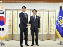 김민석 국무총리, 일본 자유민주당 정무조사회장 접견 기사 이미지