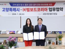 고양시-빌보드 코리아 업무협약 체결…글로벌 음악도시 이미지 제고 기사 이미지