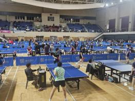 고성군, 제1회 고성군수배 탁구대회 개최 기사 이미지