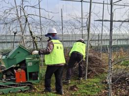화순군, 영농부산물 파쇄 지원 순항 기사 이미지