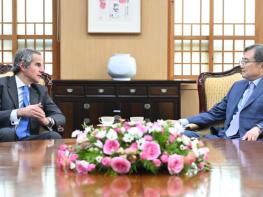 외교장관-IAEA 사무총장 면담 기사 이미지