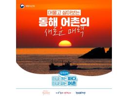 해양수산부, 머물고 살아보는 '동해 어촌'의 새로운 매력 기사 이미지