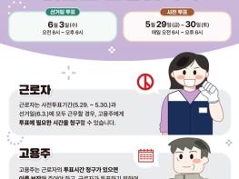 중앙선관위, 각 기관·단체에 근로자의 투표시간 보장 당부 기사 이미지