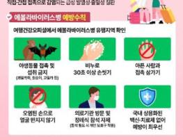 울진군보건소, 에볼라바이러스병 주의 당부 기사 이미지