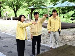 최훈식 장수군수, 제4회 장수쿨밸리페스티벌 앞두고 현장 안전점검 실시 기사 이미지