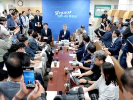 ‘전남광주통합특별시 출범 한 달’…민형배 시장, 기자간담회 개최 기사 이미지