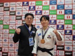 순천시청 유도팀 김지정 선수, 2026 리마 판아메리칸 오픈대회 동메달 획득! 기사 이미지