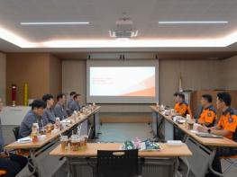 여수소방서, 한화에어로스페이스 여수사업장과 현장 중심 안전소통 강화 기사 이미지