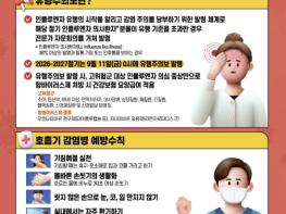 천안시, 인플루엔자 유행주의보 발령… 예방접종 당부 기사 이미지
